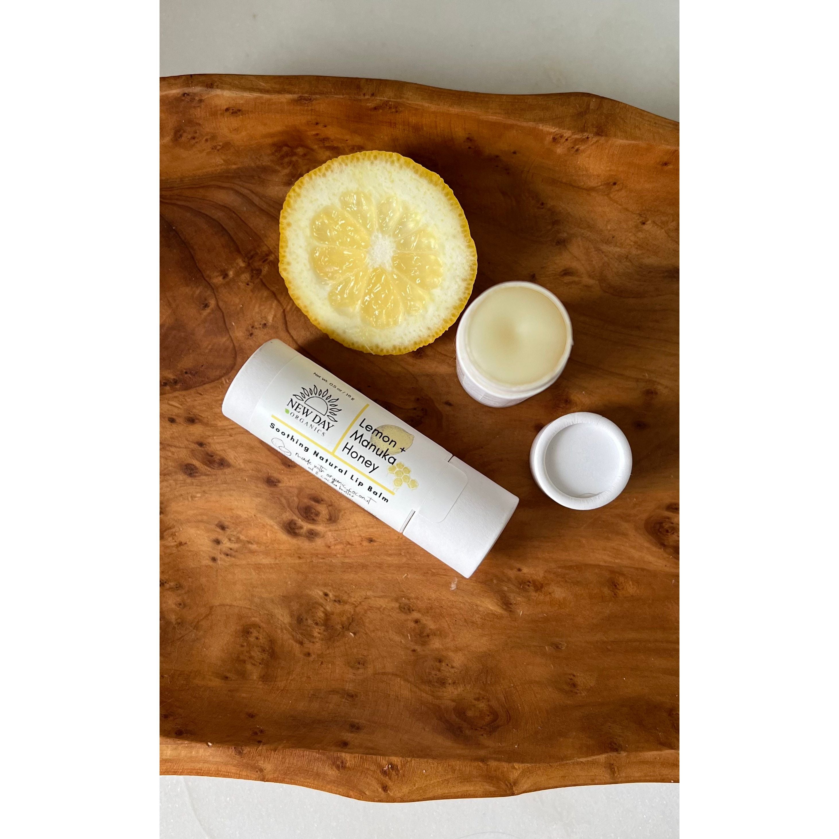 Lemon + Manuka Honey Lip Balm